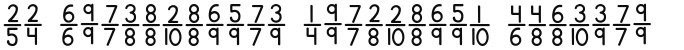 KG Traditional Fractions Regular