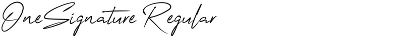 OneSignature font download