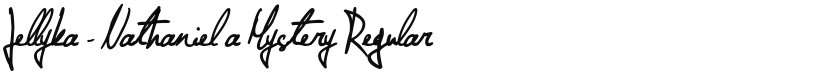 Jellyka - Nathaniel a Mystery font download