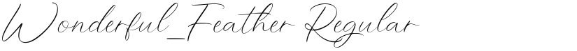 Wonderful_Feather font download