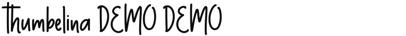 Thumbelina DEMO font download