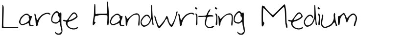 Large_Handwriting font download