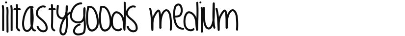 LilTastyGoods font download