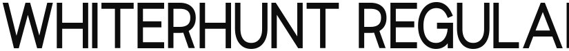 Whiterhunt font download