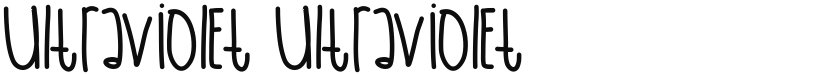 UltraViolet font download