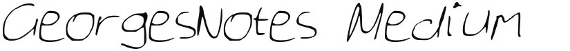 GeorgesNotes font download