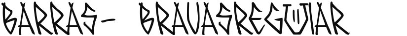 Barras-Bravas font download