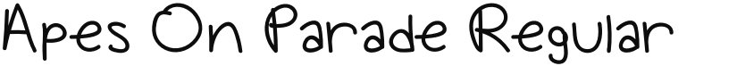 Apes On Parade font download