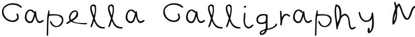 Capella Calligraphy font download