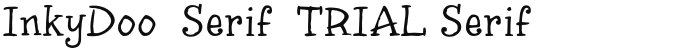 InkyDoo_Serif_TRIAL Serif
