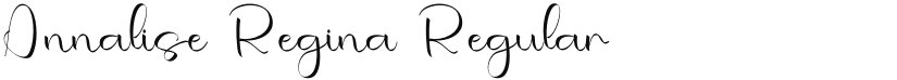 Annalise Regina font download