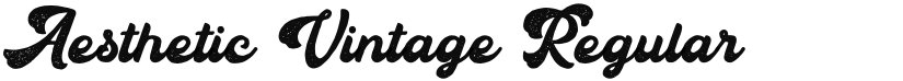 Aesthetic Vintage font download