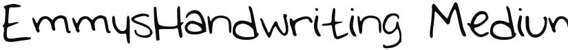 EmmysHandwriting font download
