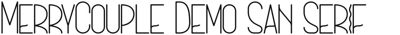 MerryCouple Demo font download