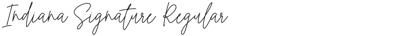 Indiana Signature font download