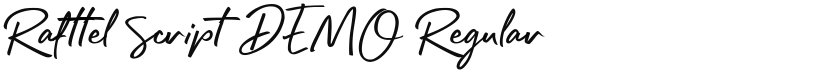 Rafttel Script DEMO font download
