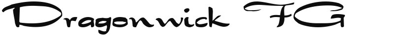 Dragonwick FG font download