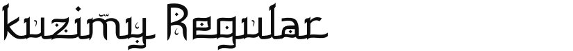 kuzimy font download