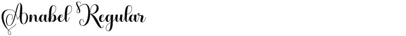 Anabel font download