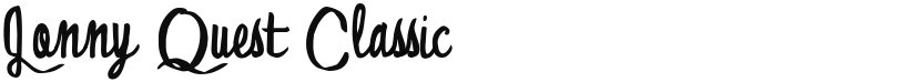 Jonny Quest Classic font download