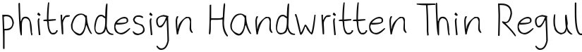 phitradesign Handwritten font download