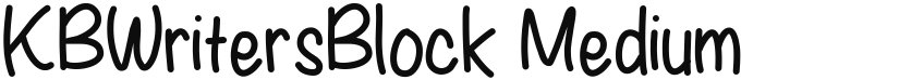 KBWritersBlock font download