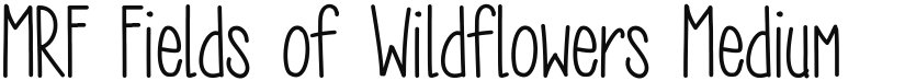 MRF Fields of Wildflowers font download