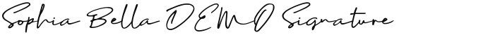 Sophia Bella DEMO Signature