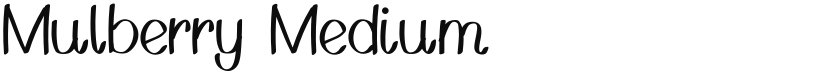 Mulberry font download