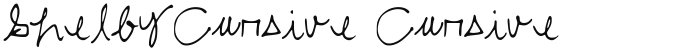 ShelbyCursive Cursive