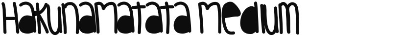HakunaMatata font download