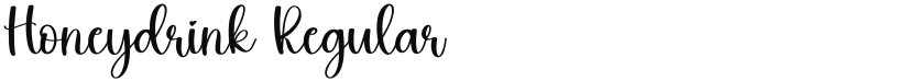 Honeydrink font download