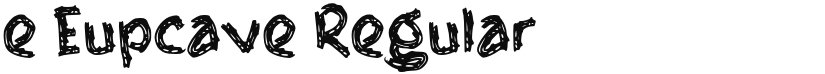 e Eupcave font download