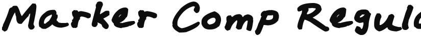 Marker Comp font download