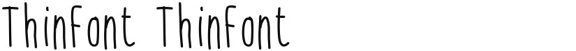 ThinFont font download