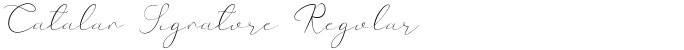 Catalan Signature Regular