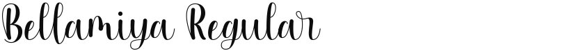 Bellamiya font download