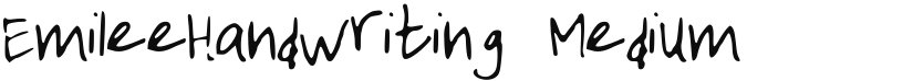 EmileeHandwriting font download