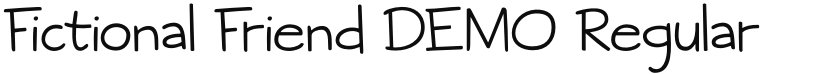 Fictional Friend DEMO font download