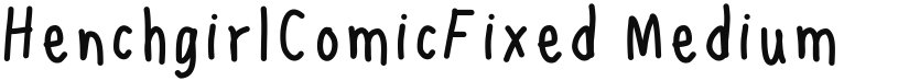 HenchgirlComicFixed font download