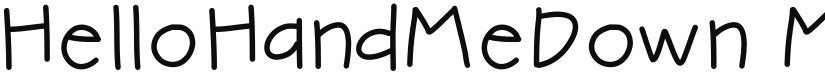 HelloHandMeDown font download