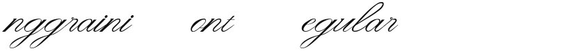 Anggraini Font font download
