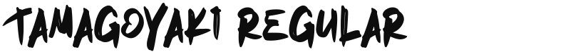 Tamagoyaki font download