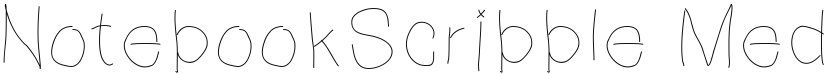 NotebookScribble font download