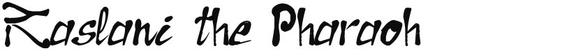 Raslani the Pharaoh font download