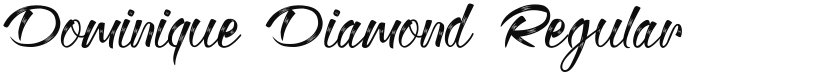 Dominique Diamond font download