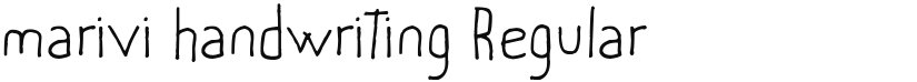 marivi handwriting font download