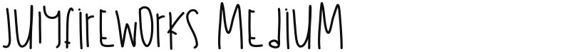 JulyFireworks font download