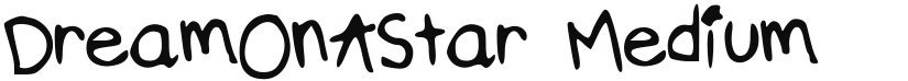 DreamOnAStar font download