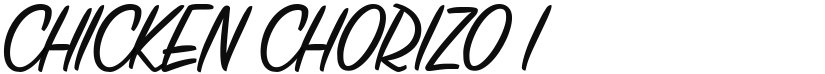 CHICKEN CHORIZO font download